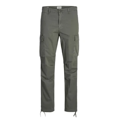 Imagen de JACK &amp; JONES Jpstace Jjtucker Cargo Ama Noos Pantalones, Verde ágave, 29W x 30L para Hombre