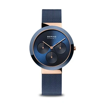 Imagen de BERING Unisex Análoga Cuarzo Reloj de Pulsera colección con Acero inoxidable und Cristal zafiro, 36 mm