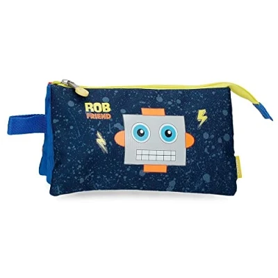Imagen de Enso Rob Friend Estuche Triple Azul 22x12x5 cms Poliéster