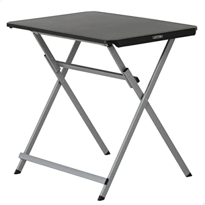 Imagen de Lifetime 92210 Mesa Auxiliar Plegable Negra portátil Medidas 75x52, Altura 66cm Incorpora asa para Fácil Transporte almacenaje Resistente y Ligera