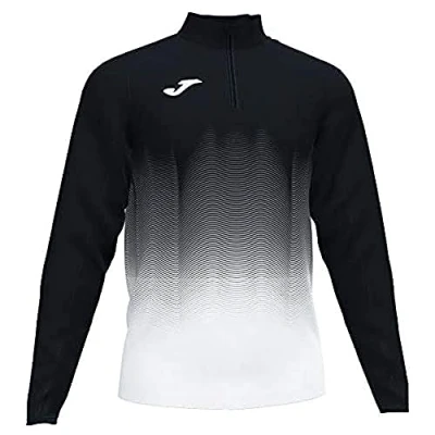Imagen de Joma Elite VII Sudadera Running, Niños, Negro Blanco, 4XS 3XS