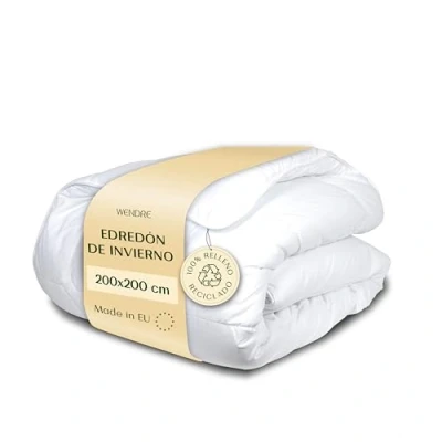 Imagen de Wendre Edredon de Invierno 135x200 cm Edredones Microfibra 2x150g/m2 Lavable a Máquina, Resistente los ácaros del Polvo