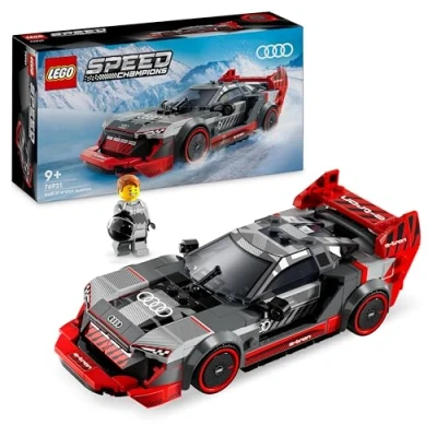 Imagen de Lego Speed Champions Coche de Carreras Audi S1 e Tron Quattro Vehículo Juguete Construcción con Minifigura Piloto, Regalo para Niños y Niñas 9 Años o Más Fans del Motor 76921