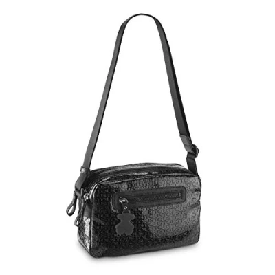Imagen de Tous Timila Lindsay, Bolso Bandolera para Mujer, (Negro 195890159), 23x16x7.5 cm (W x H L)