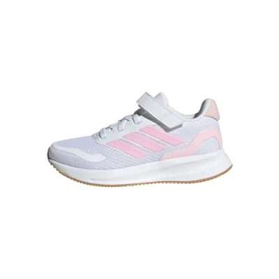 Imagen de adidas Performance Runfalcon 5 Unisex Zapatillas running asfalto para niños, Talla: 34, White/clear pink/gum Zapatos