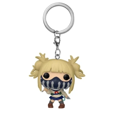 Imagen de Funko Pop! Keychain: My Hero Academia (MHA) 2 Himiko Toga with Face Cover Minifigura de Vinilo Coleccionable Llavero Original Relleno Calcetines Idea Regalo Mercancia Oficial