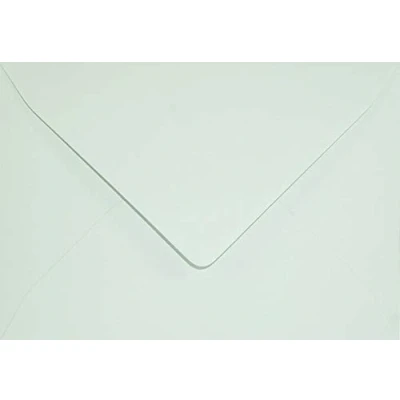 Imagen de Netuno 25x sobres color verde Pastel DIN B6 125x175mm 120g Keaykolour Green solapa puntiaguda sin ventana húmedo ecológicos para tarjetas de invitaciones aniversario cumpleaños boda folletos