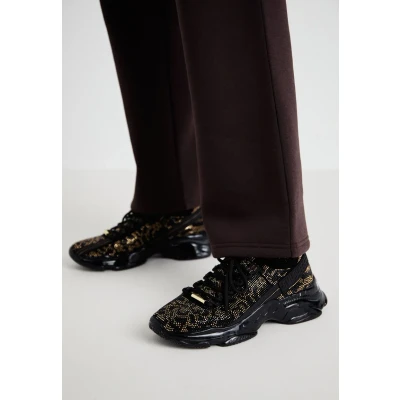 Imagen de Steve Madden Maxillas Zapatillas, Mujer, Talla: 37, Black/gold Zapatos