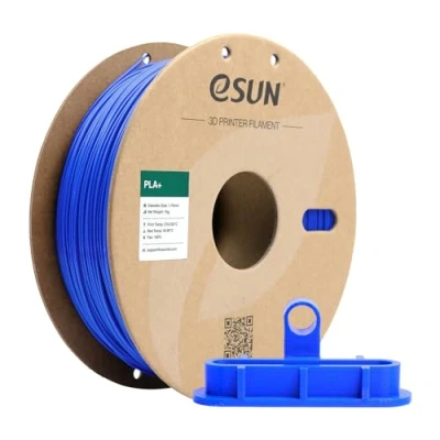 Imagen de eSUN Filamento PLA+ 1.75mm, Mejorado Tenacidad Impresora 3D PLA Plus, Precisión Dimensional +/ 0.03mm, 1KG Carrete (2.2 LBS) para de Impresión 3D, Azul