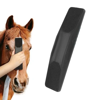 Imagen de Amebleak Peine de Masaje para Caballo,Cepillo Raíz Caballo, 6 en 1 Cepillos Aseo Caballos,Cepillos el Cuidado del Caballo limpieza, Cuidado,