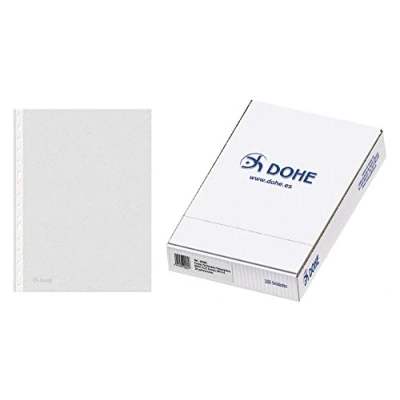 Imagen de Dohe Basic Pack de 100 fundas multitaladro A4, Plus