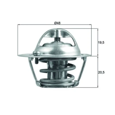 Imagen de MAHLE ORIGINAL TX 204 82D Termostato, refrigerante 82 48 con junta FORD: FIESTA 5, Focus Mk1 Hatchback, 6