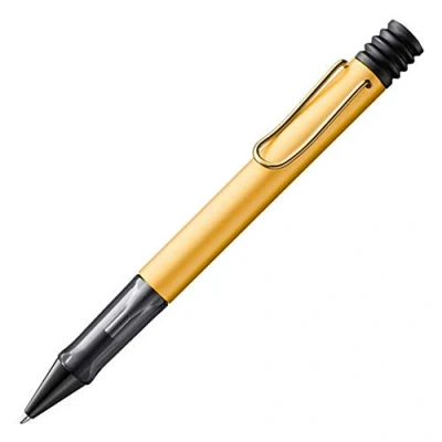 Imagen de LAMY AL star 299 Bolígrafo de aluminio en color dorado y negro con mango ergonómico transparente, mina grande trazo M