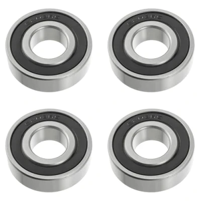 Imagen de HUAREW rodamientos de bolas 6203 2RS acero para rodamientos, 17 mm x 40 12 doble blindaje, rígidos bricolaje, tornos, motores, impresoras 3D, fresadoras(4Pcs)