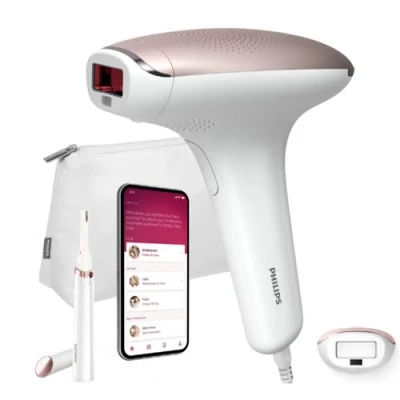 Imagen de Depiladora IPL Philips Lumea S7000 BRI920/00, luz pulsada, Depilación permanente, 1 cabezal, Cuerpo, 250.000 pulsos, 5 Ajustes de