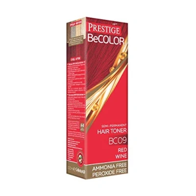 Imagen de Vips Prestige BeColor Tinte Semi Permanente Color Vino Tinto BC09, Sin Amoniaco Peroxide