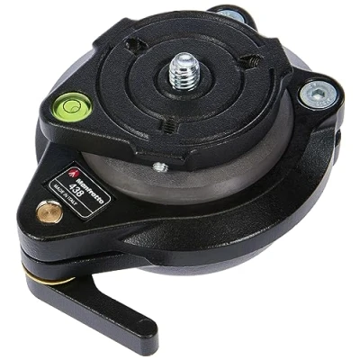Imagen de Manfrotto 438 Base niveladora de cámara con Bola, Color Negro