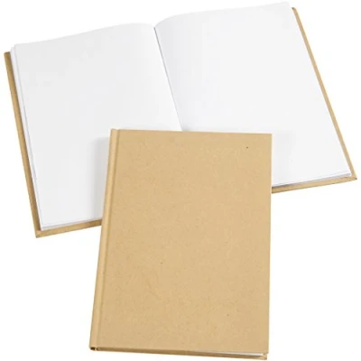 Imagen de Cuaderno de bocetos A5, 15 x 21 cm, color marrón, 1 unidad