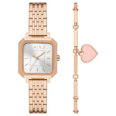 Imagen de Armani Exchange Leila SET Reloj Rose goldcoloured, Mujer, Talla: One Size, gold coloured