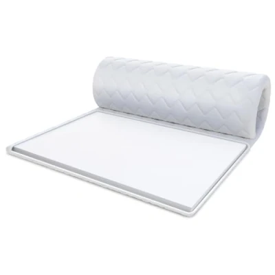 Imagen de FDM Topper Colchón de Espuma fría (100 x 200 cm, dureza H4, Altura Aprox. 5 Apto para alérgicos, Certificado Öko Tex), Color Blanco