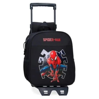 Imagen de Joumma Marvel Spiderman Attack Mochila Guardería Negro 23x25x10 cms Poliéster 5,25L