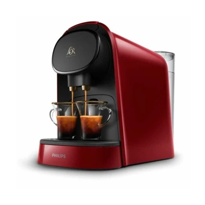 Imagen de Cafetera de cápsulas Philips L&#039;OR LM8012/51 Barista, 2 tazas o 1 doble, 19 bares, Depósito l, Rojo