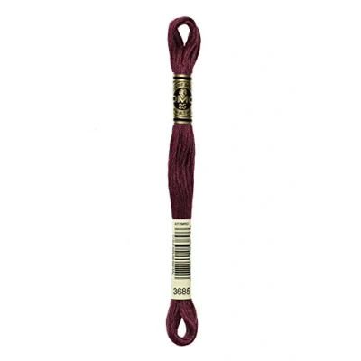 Imagen de DMC Hilo Mouliné®100% algodón Apto para todas las técnicas y todos los soportes, ideal punto de cruz Ovillos 8 m 6 hebras, disponible en 500 colores