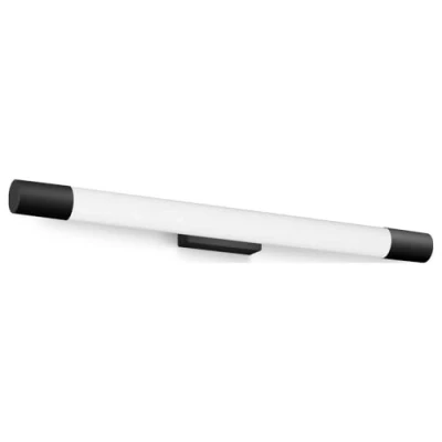 Imagen de Philips Rover Luz de Espejo LED, redondo, 10W, 1500 lm, 2700K, Negro, IP44, Resistente al agua