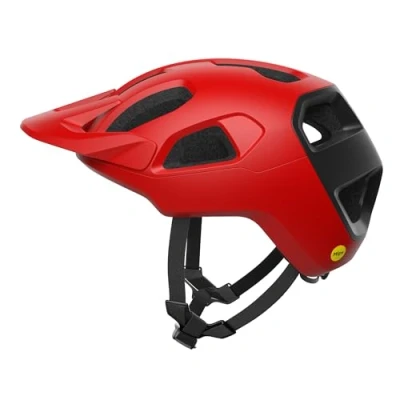 Imagen de POC Cularis Casco, Unisex Adult, Prismane Red Matt/Uranium Black Matt, M (55 58cm)