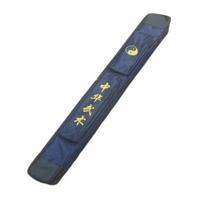 Imagen de DETPWVWB Artes Marciales Espada Bolsa, Funda de kungfú Chino una y Doble Capa, Estuche for Armas Marciales, Bolso Hombro, Bolsa Kung Fu(Blue)