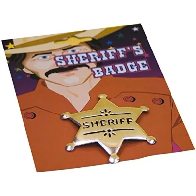 Imagen de Estrella de Sheriff del Oeste dorada