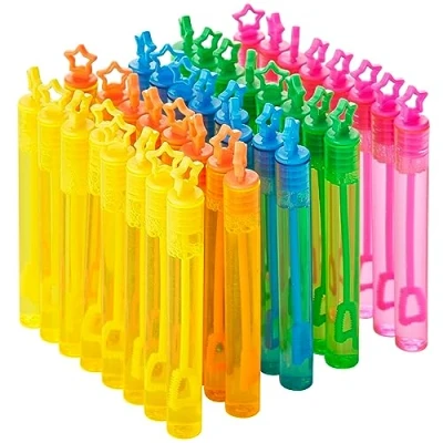 Imagen de TWIDDLERS Varitas de Burbujas 40 Estrellas Surtidos Pompas Jabon Favores Fiesta Rellenos Cumpleaños Bolsas Regalo