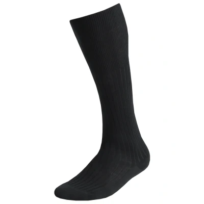 Imagen de FALKE Bristol Pure M KH lana largo unicolor 1 par, Calcetines largos Hombre, Azul (Dark Navy 6370), 39 40