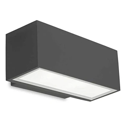 Imagen de Leds C4 Afrodita LED Al Aire Libre para Arriba y Abajo La Pared de Luz Urbana Gris 22 cm 1217Lm 4000K Ip65