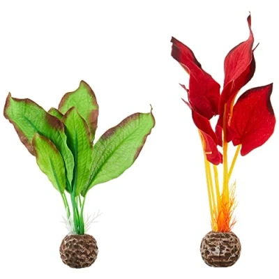 Imagen de biOrb Juego de plantas seda color verde y rojo en tamaño S