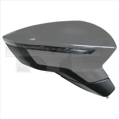 Imagen de Espejo retrovisor Tyc 331 0079 derecha imprimado para ajuste elect. espejo, convexo, calefactable SEAT: Leon III SC, ST, Hatchback