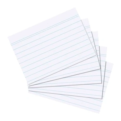 Imagen de Herlitz 1150507 tarjetas A6, Blanco