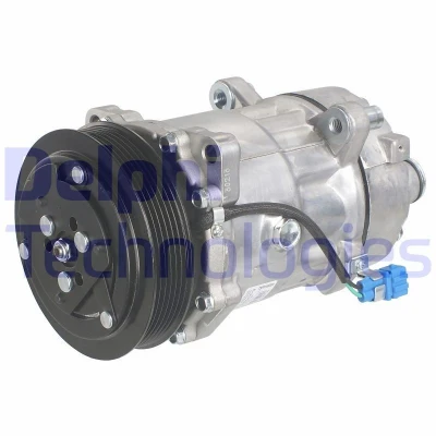 Imagen de DELPHI TSP0159381 compresor de Aire Acondicionado Sanden SD7V16 PAG 46 con aceite VOLKSWAGEN: Transporter 4, LT 28 2 Kasten
