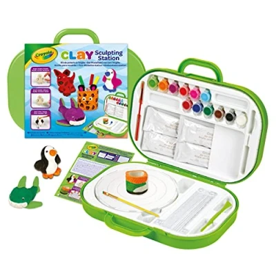 Imagen de CRAYOLA CREA &amp; Modela con la Arcilla, Actividad Creativa y Regalo para Niños, a Partir de 6 años, Multicolor (04 2918)