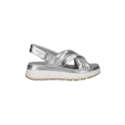 Imagen de Clarks Tuscan Cross, Sandalia Mujer, Silver Leather, 36 EU