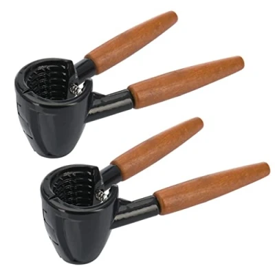 Imagen de Westmark 332622E3 2 Cascanueces con EAN, De Aluminio Madera, Negro/Marrón, Piezas