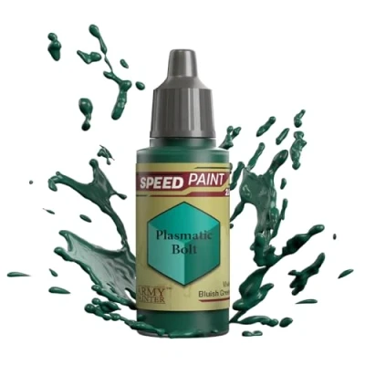 Imagen de The Army Painter Speedpaint Plasmatic Bolt 2.0 pintura acrílica de construcción un solo modelo, 18 ml, solución una sola capa para miniaturas mesa Fantasy como figuras Warhammer
