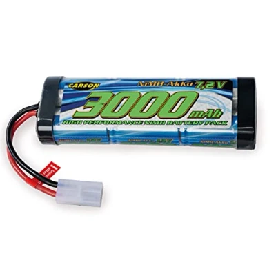 Imagen de Carson 500608224 7,2 V/3000 mAh NiMH Race batería Tam Carga rápida, Compatible con Coches RC, diseño Robusto, fácil manejo