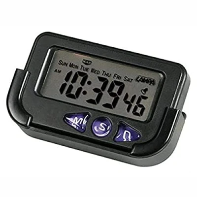 Imagen de Lampa 72830 Jumbo Reloj Digital con Pantalla LCD (Incluye Soporte), Color Gris