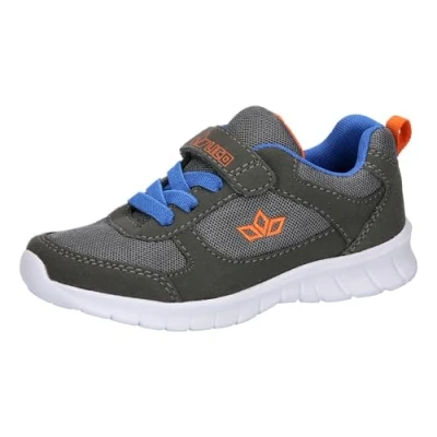 Imagen de LICO Blaine Unisex Zapatillas para niños, Talla: 27, Grey/blue/orange Zapatos