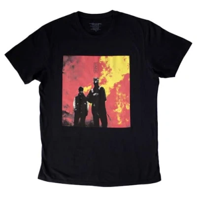 Imagen de Rock Off officially licensed products Twenty One Pilots Cover Box Band Logo T Shirt, Negro , XXL
