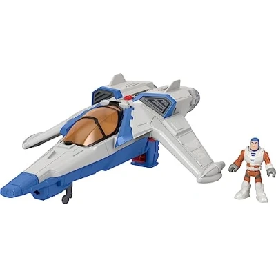 Imagen de Imaginext Lightyear Nave Espacial Deluxe, Juguete para niños +3 años (Mattel HGT26)