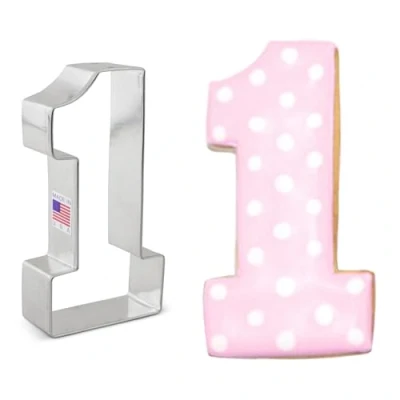 Imagen de Ann Clark Cookie Cutters Cortador de galletas número 1 grande 11,5 cm Acero fabricado en EE. UU.