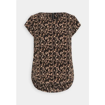 Imagen de ONLY VIC SS AOP NOOS PTM Blusa, Mujer, Talla: 36, Black
