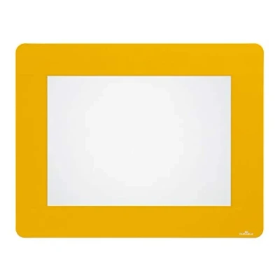 Imagen de Durable Ventana para marcar el suelo A4, autoadhesiva y extraíble, 10 piezas, amarillo, 180804
